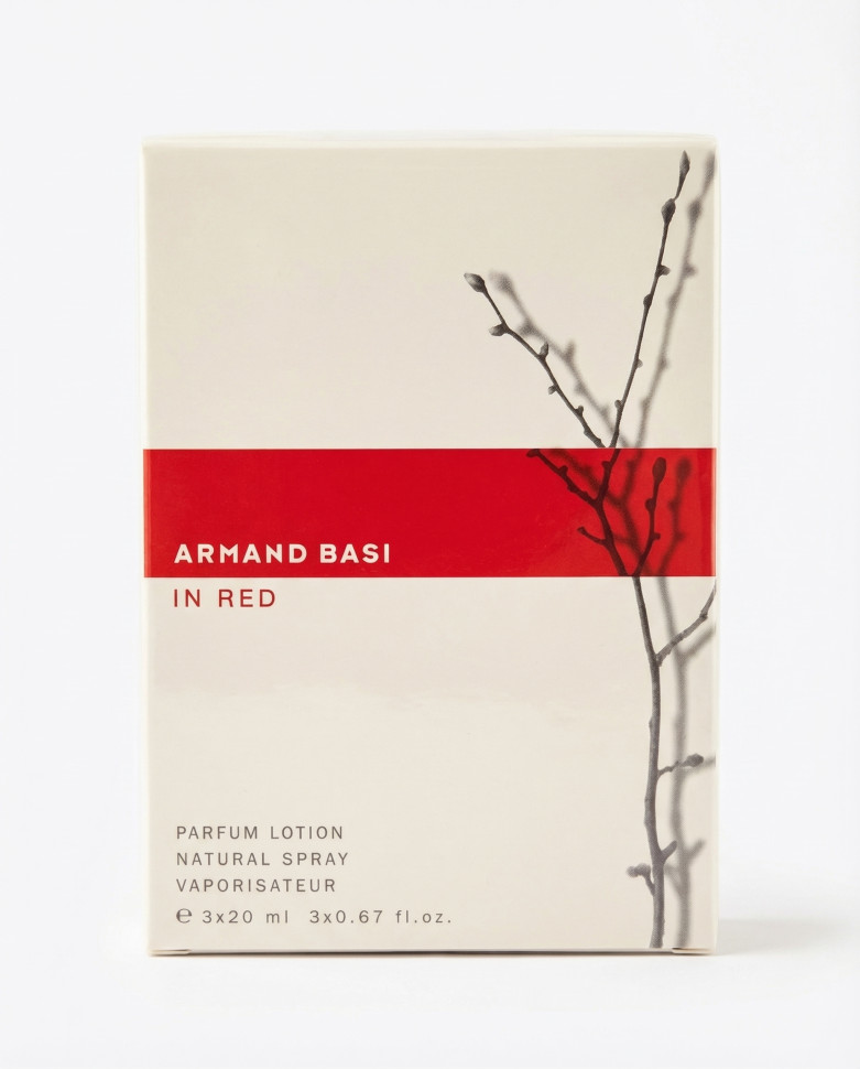 Armand Basi In Red Toilette 3х20ml (Туалетная вода) — Armand Basi In Red Toilette 3х20ml (Туалетная вода)