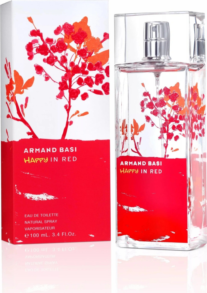 Armand Basi Happy In Red 100ml (Туалетная вода) — Armand Basi Happy In Red 100ml (Туалетная вода)