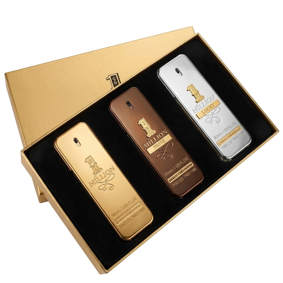 Подарочный набор Paco Rabanne 1 Million 3x30 ml (м) — Подарочный набор Paco Rabanne 1 Million 3x30 ml (м)