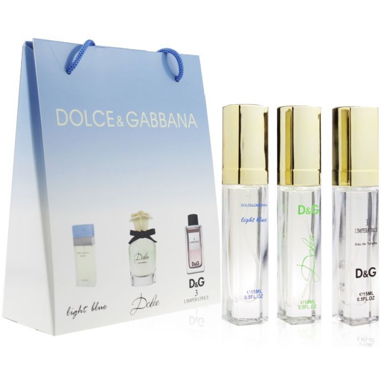 Подарочный набор Dolce and Gabbana 3x15ml