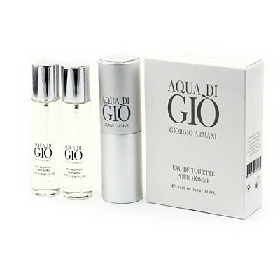 Giorgio Armani Acqua di Gio 3x20 ml (Туалетная вода) — Giorgio Armani Acqua di Gio 3x20 ml (Туалетная вода)
