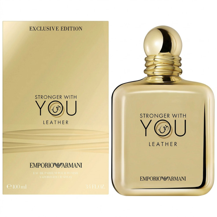 Giorgio Armani Stronger With You Leather 100ml TESTER (Оригинал) Туалетная вода
