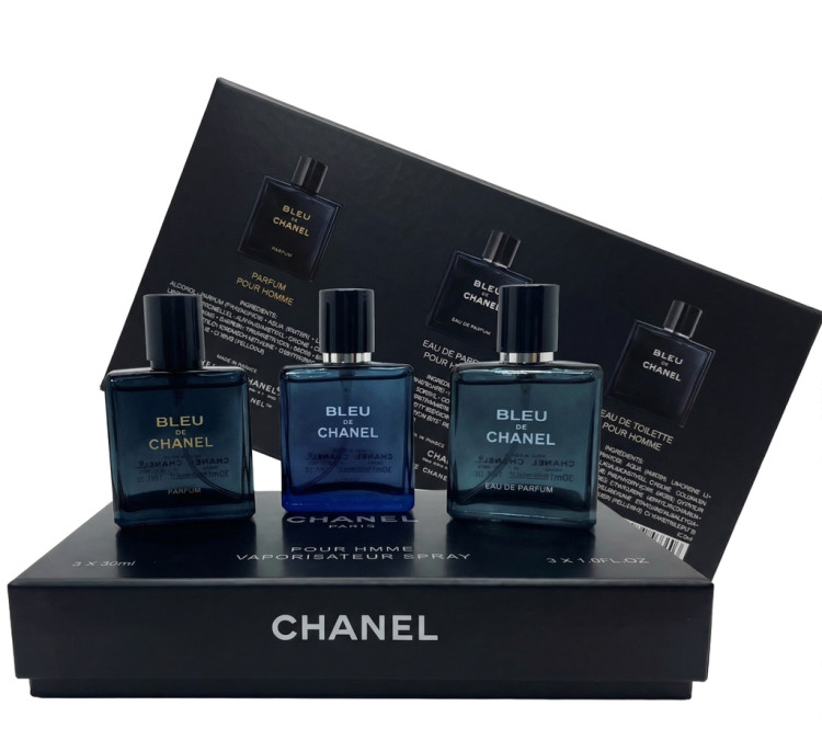 Подарочный набор Chanel Bleu 3x30ml
