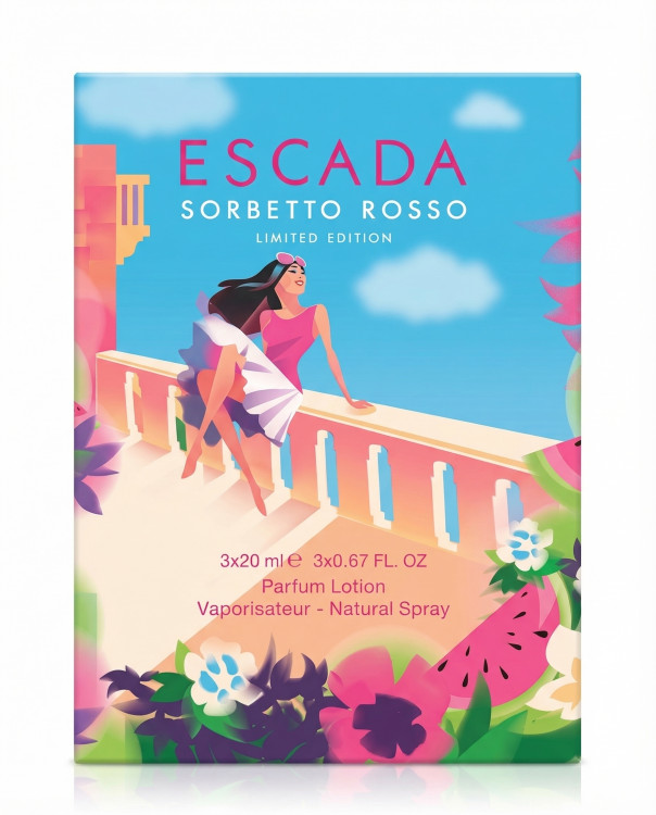 Escada Sorbetto Rosso 3x20 ml (Парфюмерная вода)